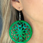 Ocean Canopy – Green | Paparazzi Earrings