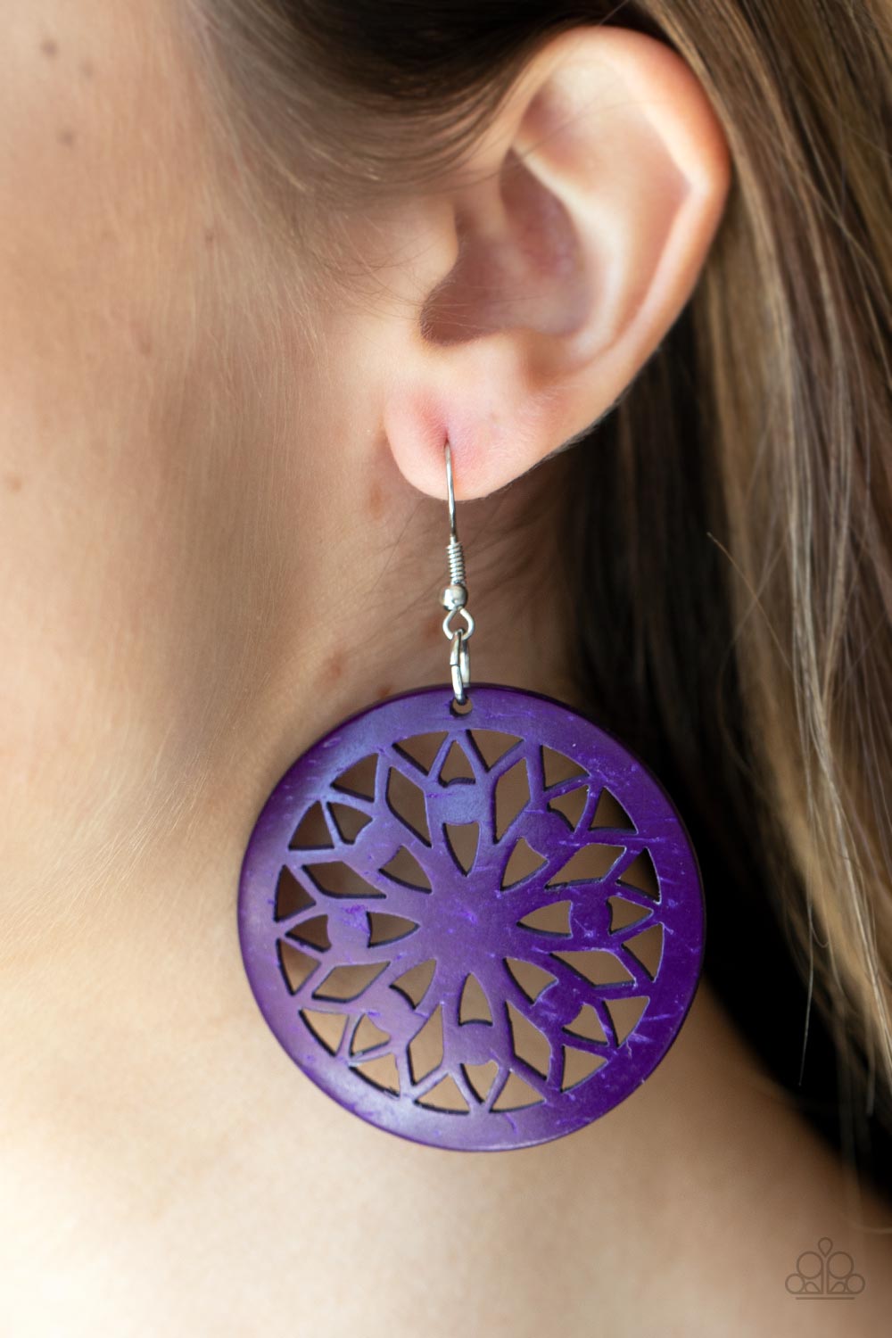Ocean Canopy – Purple | Paparazzi Earrings