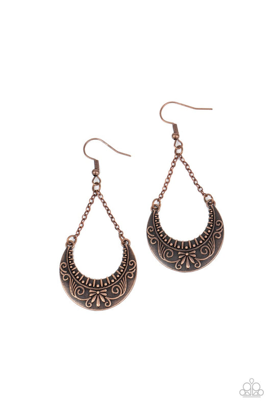 All in the PASTURE – Copper | Paparazzi Earrings