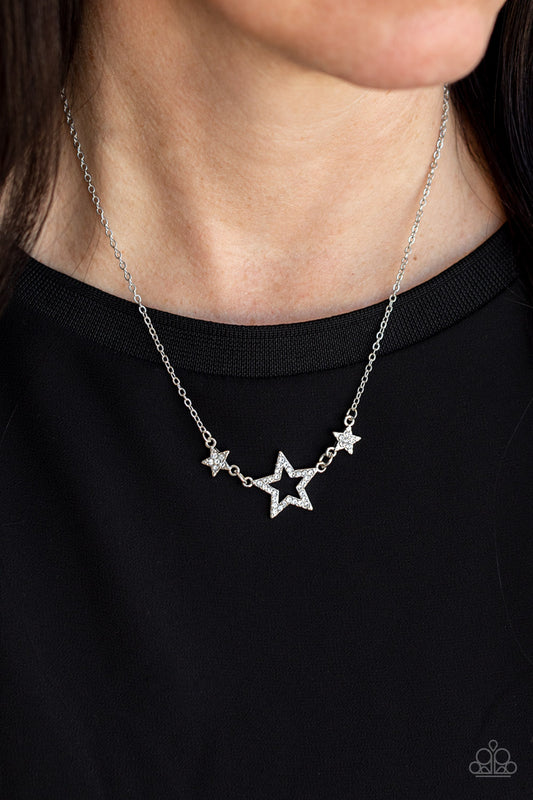 United We Sparkle – White | Paparazzi Necklace