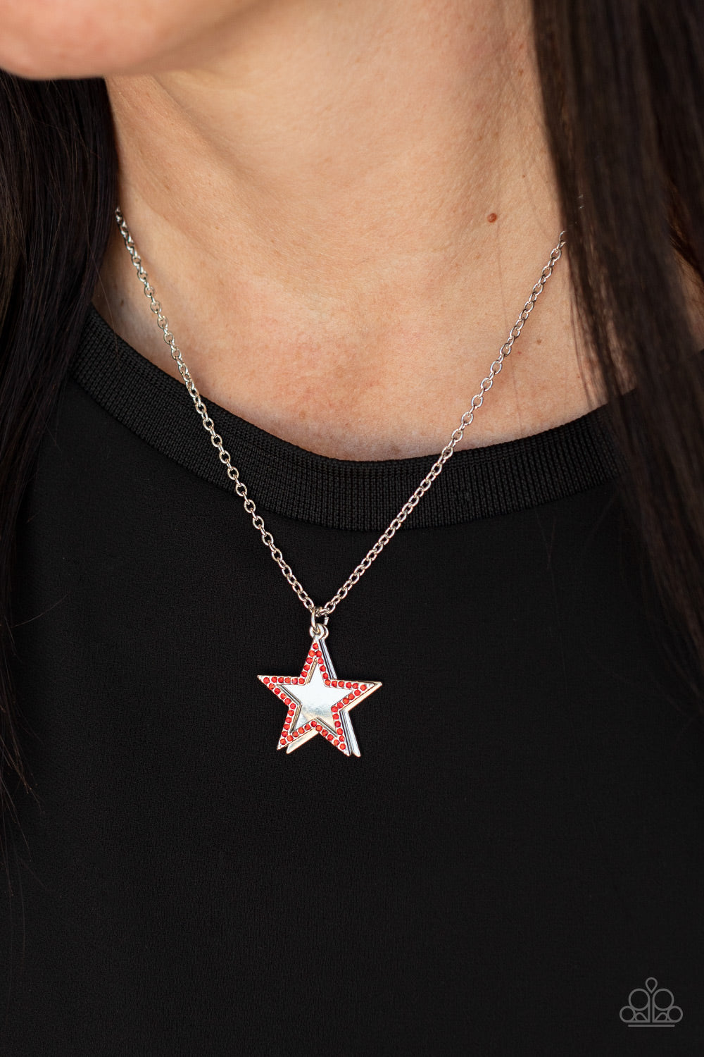 American Anthem -Red – Red | Paparazzi Necklace