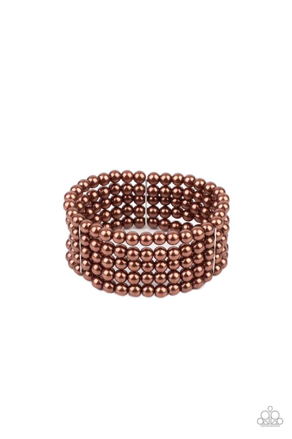 A Pearly Affair – Brown | Paparazzi Bracelet