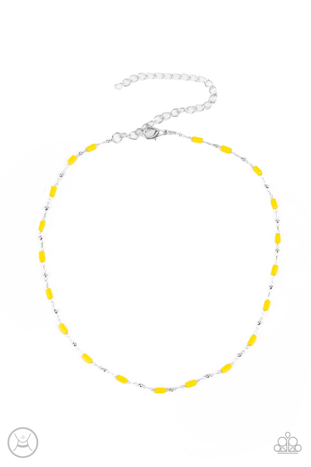 Urban Expo Choker -- – Yellow | Paparazzi Necklace
