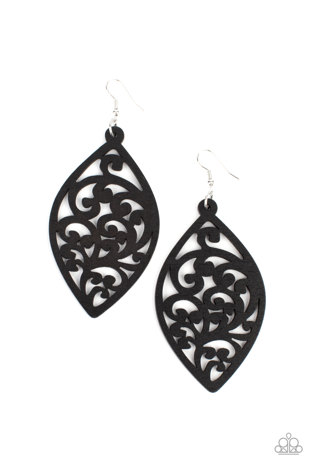 Coral Garden – Black | Paparazzi Earrings