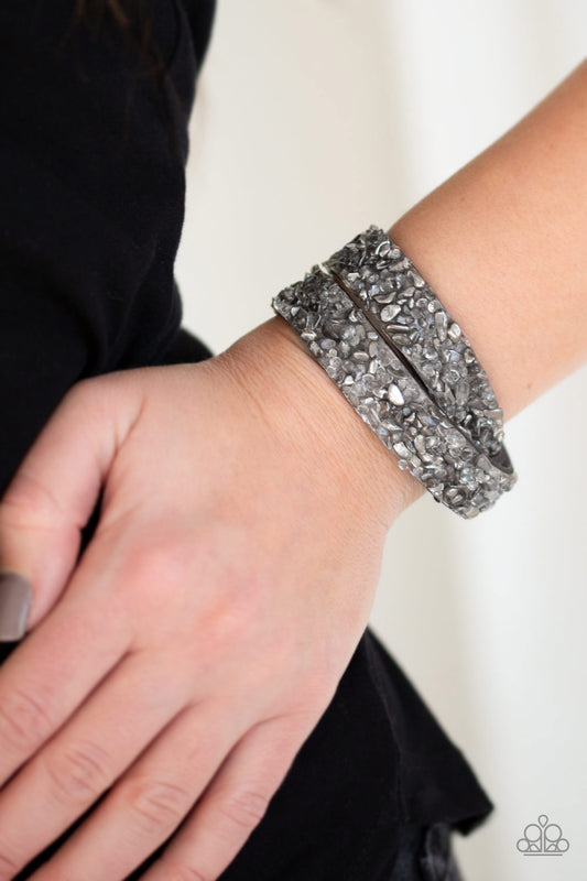 Crush Hour – Silver | Paparazzi Bracelet