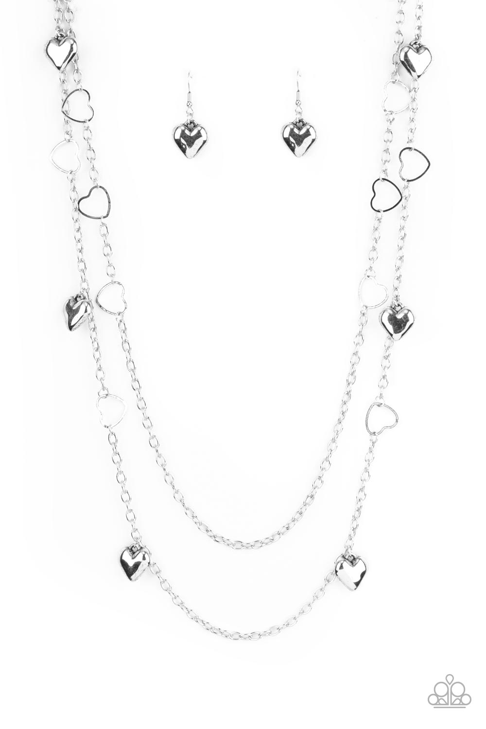 Chicly Cupid – Silver | Paparazzi Necklace