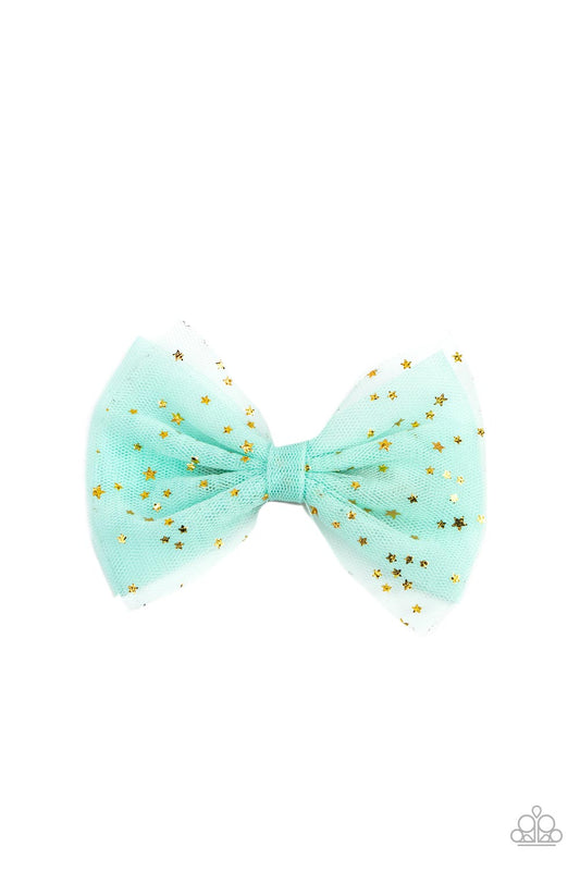 Twinkly Tulle – Green | Paparazzi Hair Clips