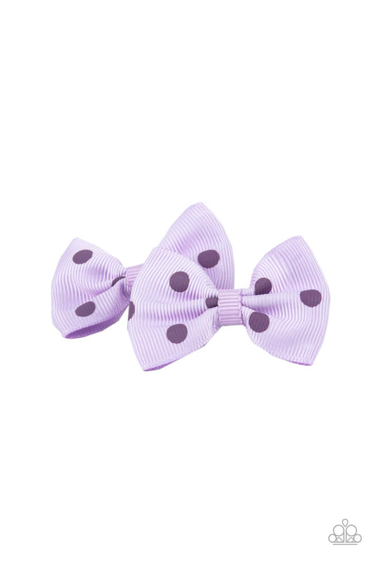 Polka Dot Drama – Purple | Paparazzi Hair Clips