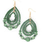 Prana Party -Green – Green | Paparazzi Earrings