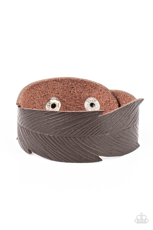 Whimsically Winging It – Brown | Paparazzi Bracelet