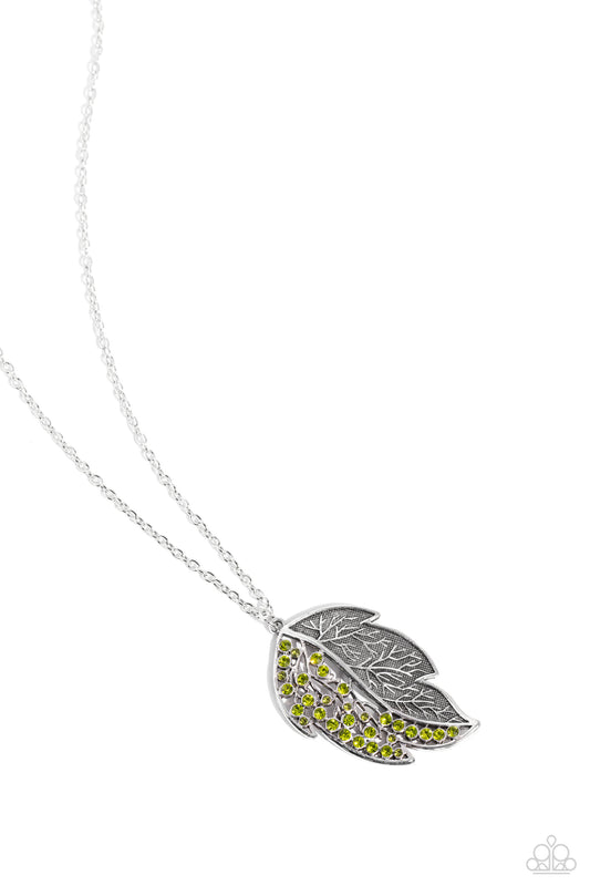 A Mid-AUTUMN Nights Dream – Green | Paparazzi Necklace