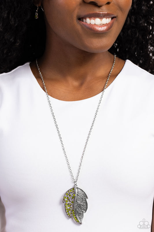 A Mid-AUTUMN Nights Dream – Green | Paparazzi Necklace