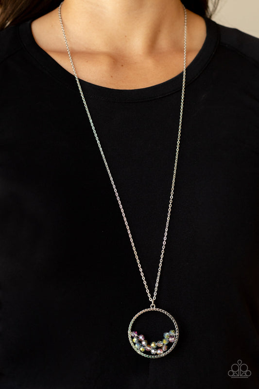 Galactic Glow – Silver | Paparazzi Necklace