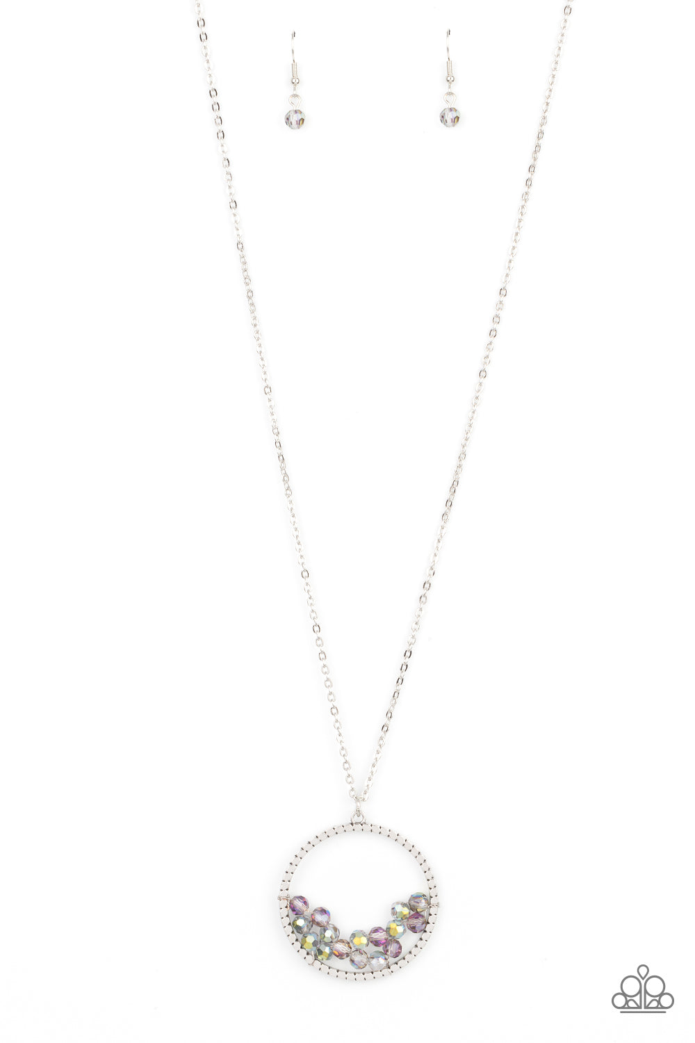Galactic Glow – Silver | Paparazzi Necklace
