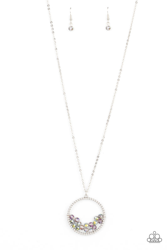 Galactic Glow – Silver | Paparazzi Necklace