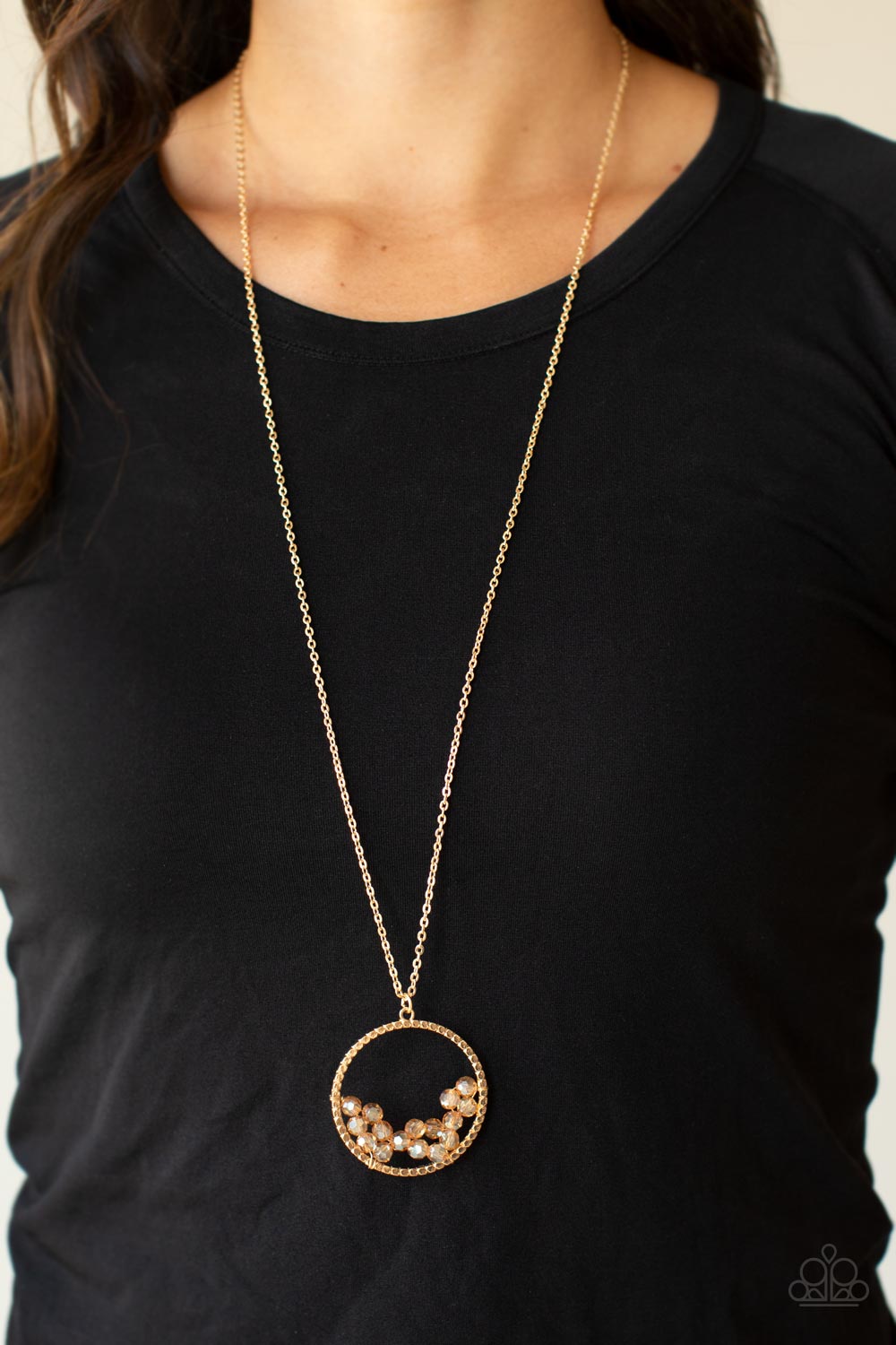 Galactic Glow – Gold | Paparazzi Necklace