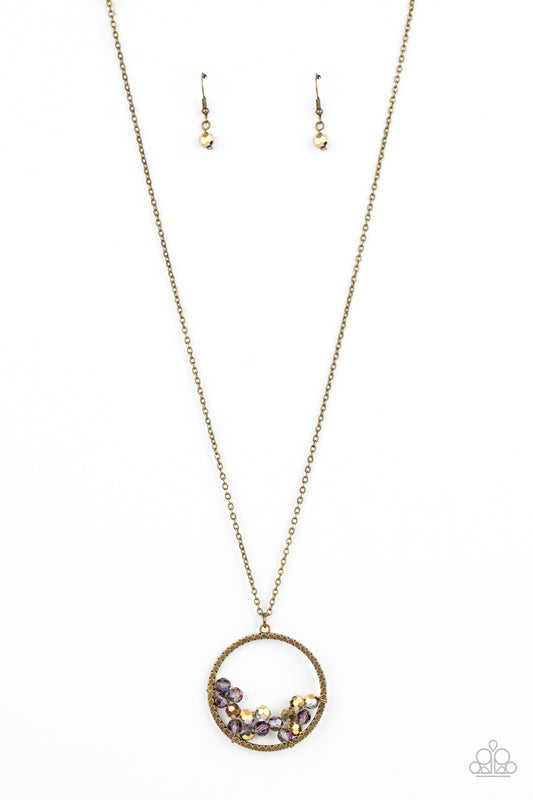Galactic Glow – Brass | Paparazzi Necklace