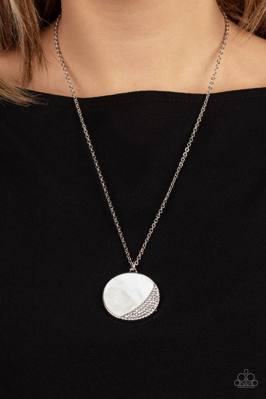 Oceanic Eclipse – White | Paparazzi Necklace