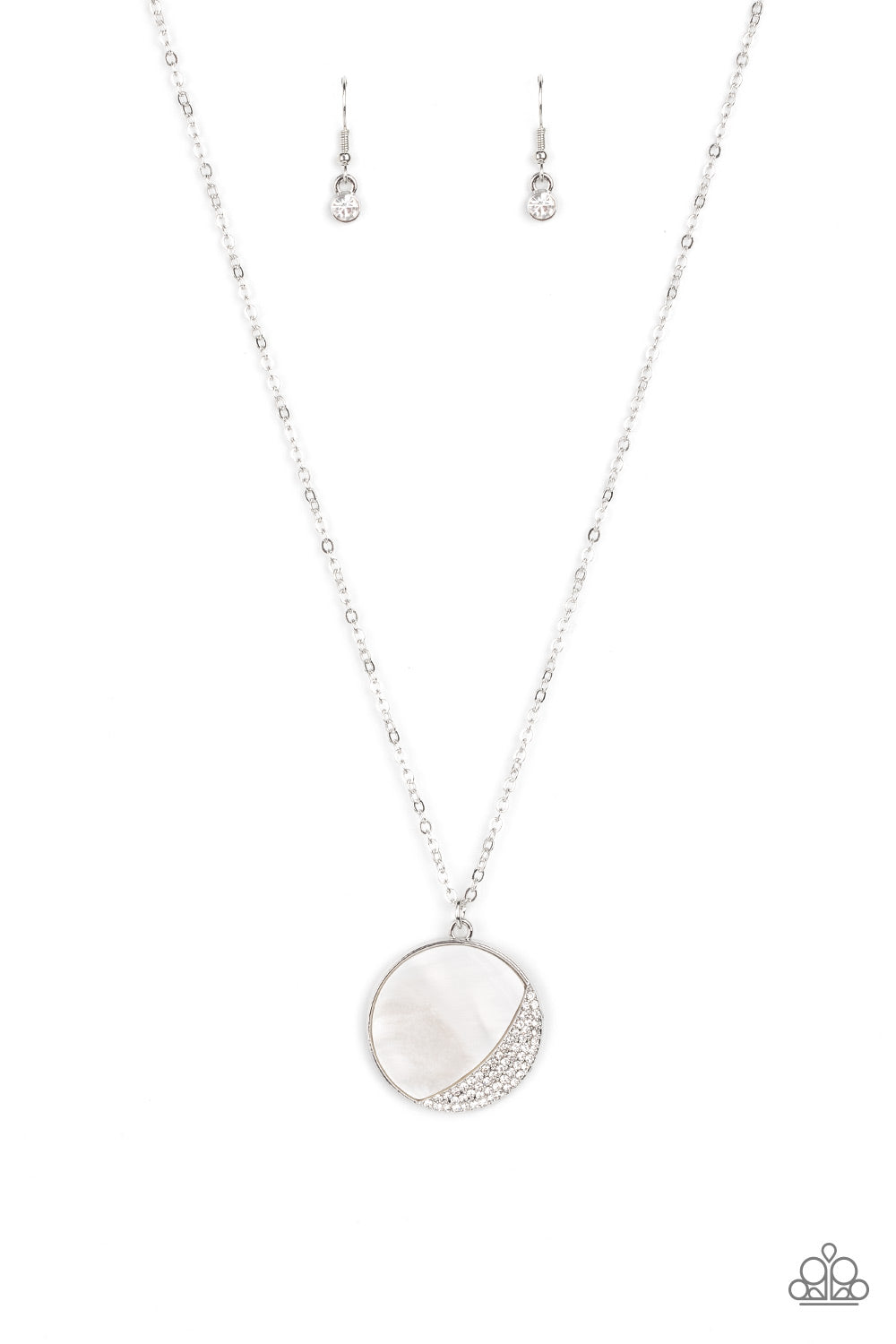 Oceanic Eclipse – White | Paparazzi Necklace