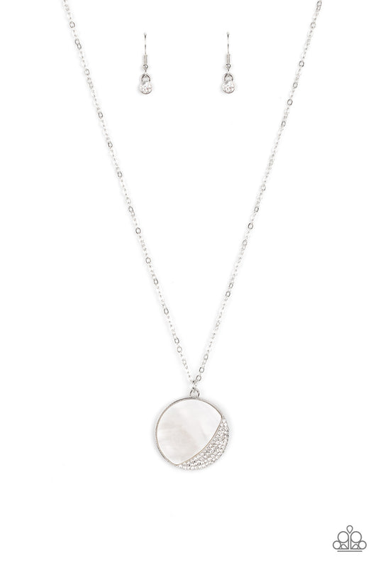 Oceanic Eclipse – White | Paparazzi Necklace