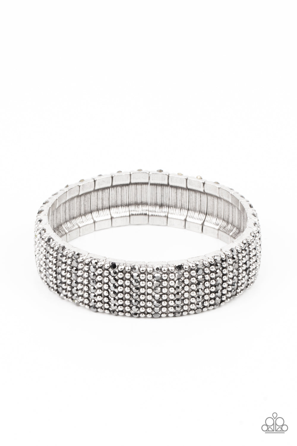The GRIT Factor – Silver | Paparazzi Bracelet