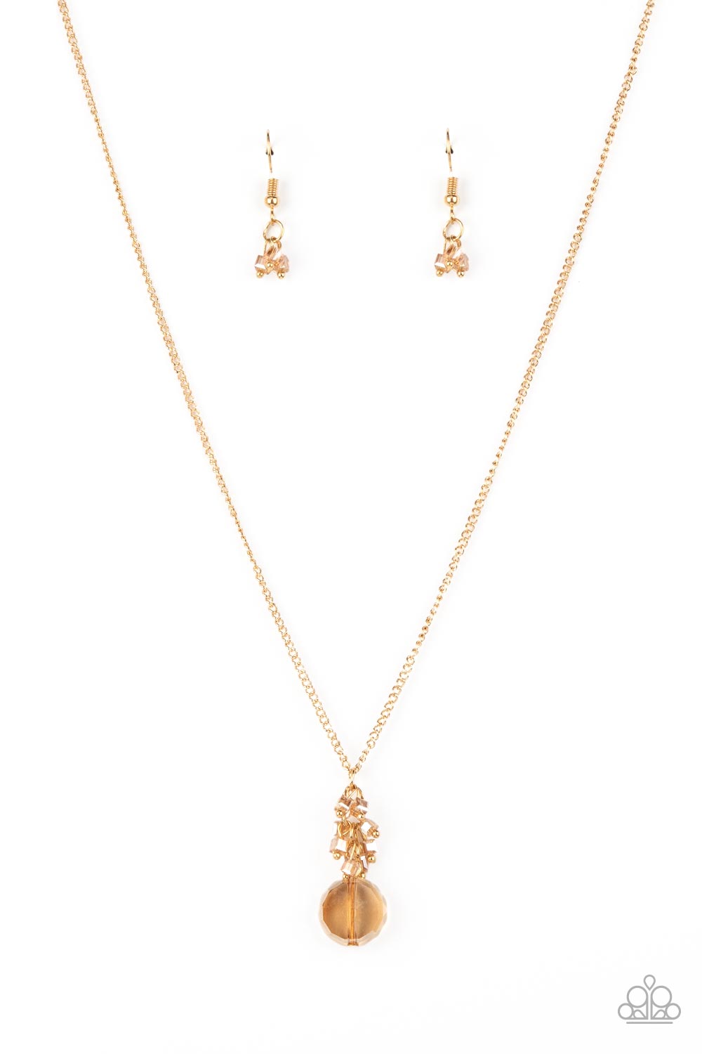 Clustered Candescence – Gold | Paparazzi Necklace
