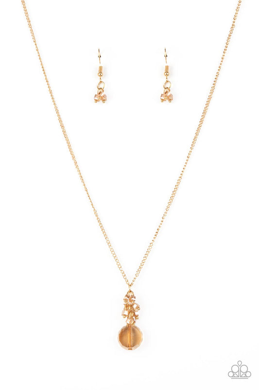 Clustered Candescence – Gold | Paparazzi Necklace