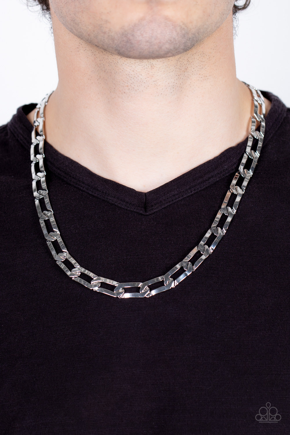Full-Court Press No – Silver | Paparazzi Necklace