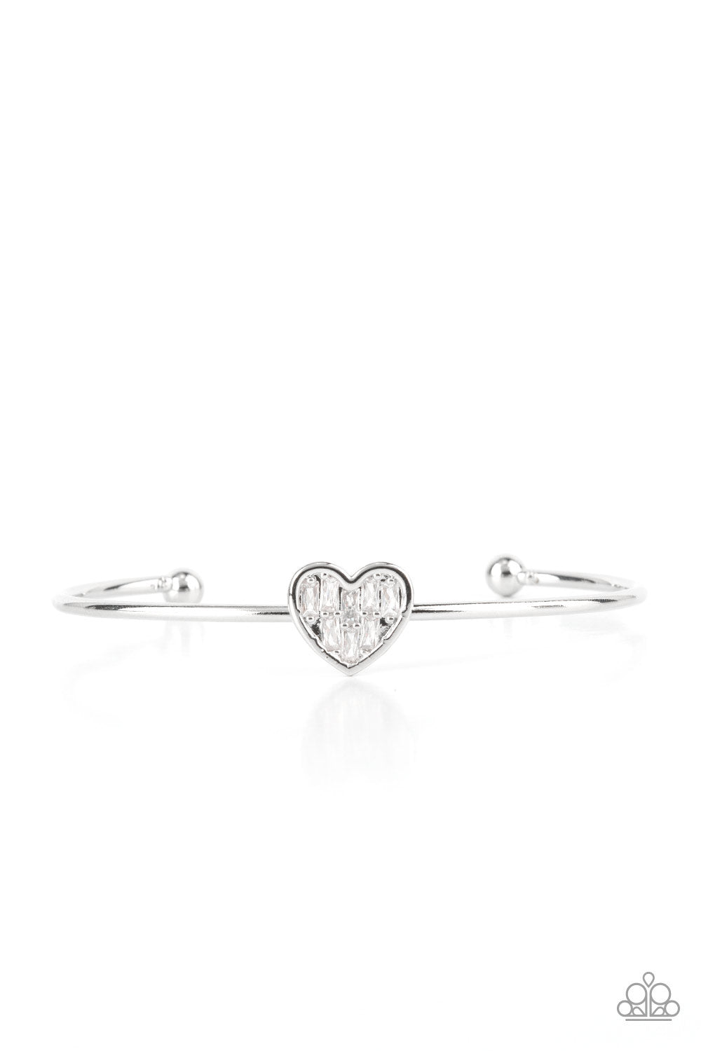 Heart of Ice – White | Paparazzi Bracelet