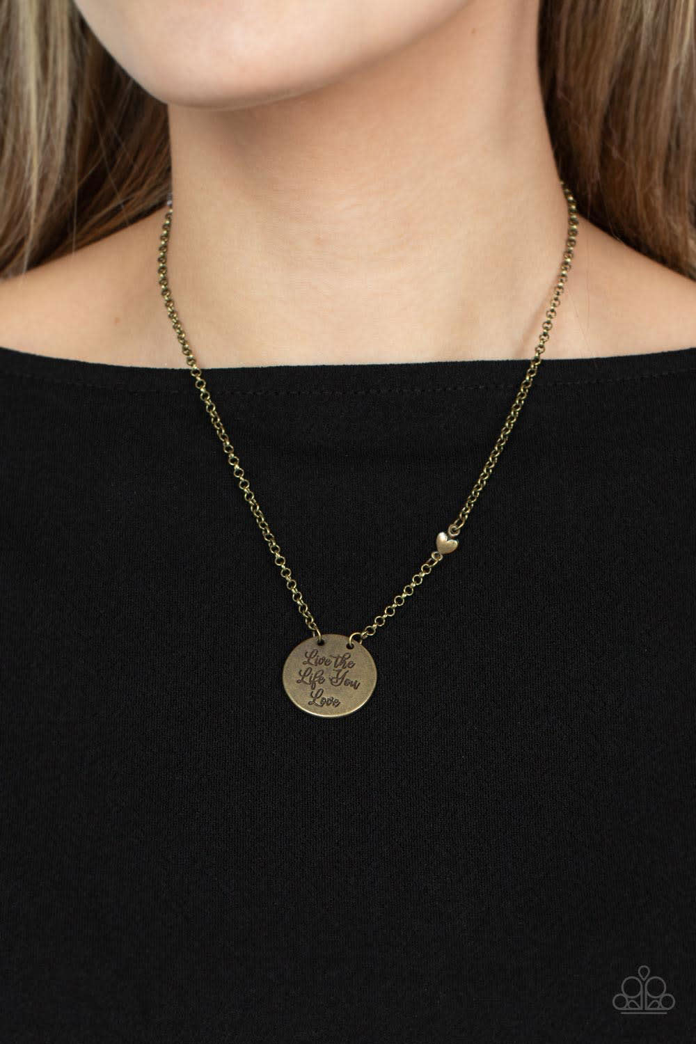 Live The Life You Love – Brass | Paparazzi Necklace