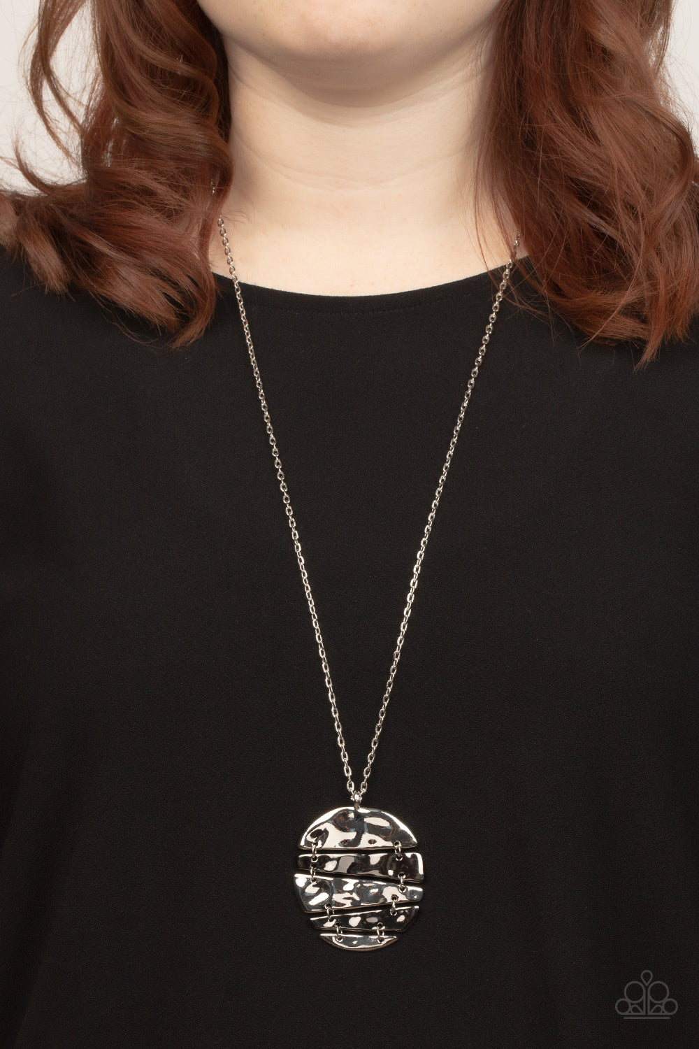 Shattered Sunset – Silver | Paparazzi Necklace