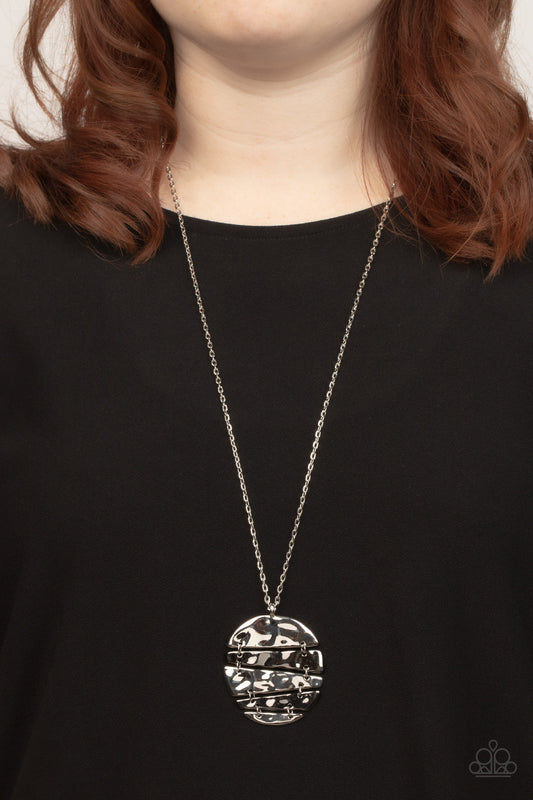 Shattered Sunset – Silver | Paparazzi Necklace