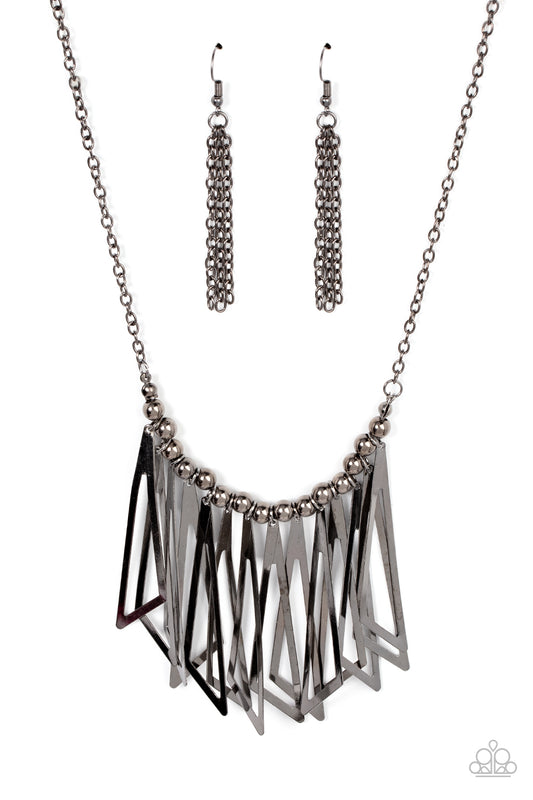 Industrial Jungle – Black | Paparazzi Necklace