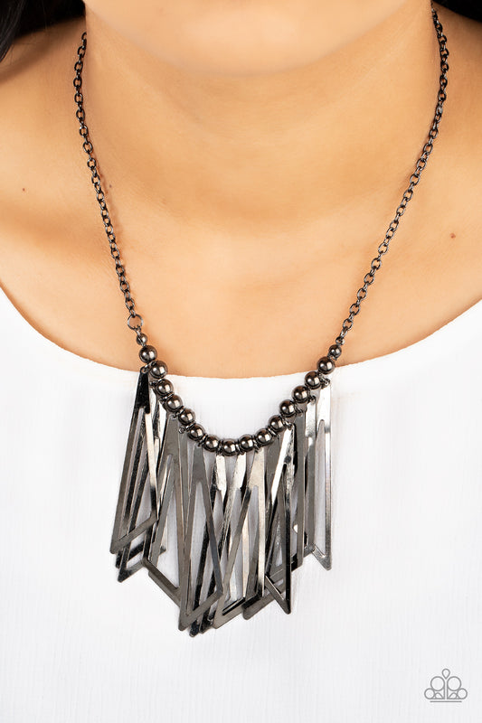 Industrial Jungle – Black | Paparazzi Necklace