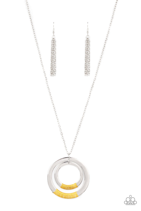 Authentic Attitude – Yellow | Paparazzi Necklace