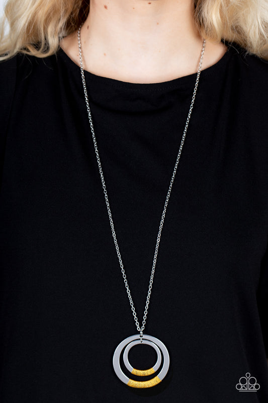 Authentic Attitude – Yellow | Paparazzi Necklace