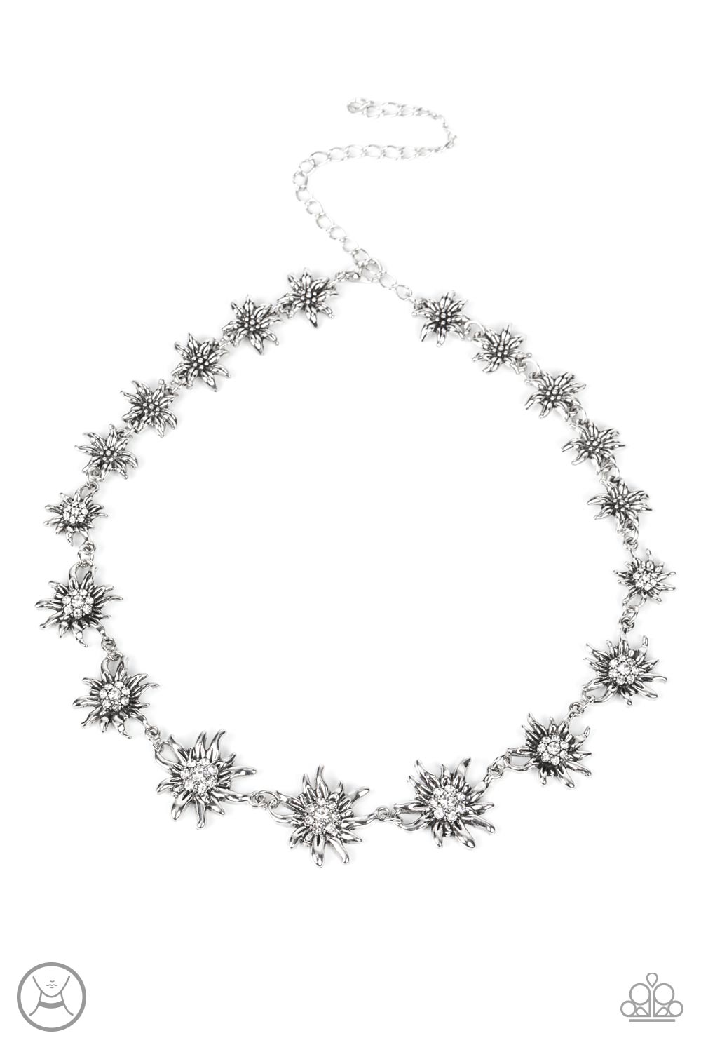 Get Up and GROW -Paparazzi – White | Paparazzi Necklace