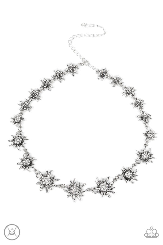 Get Up and GROW -Paparazzi – White | Paparazzi Necklace