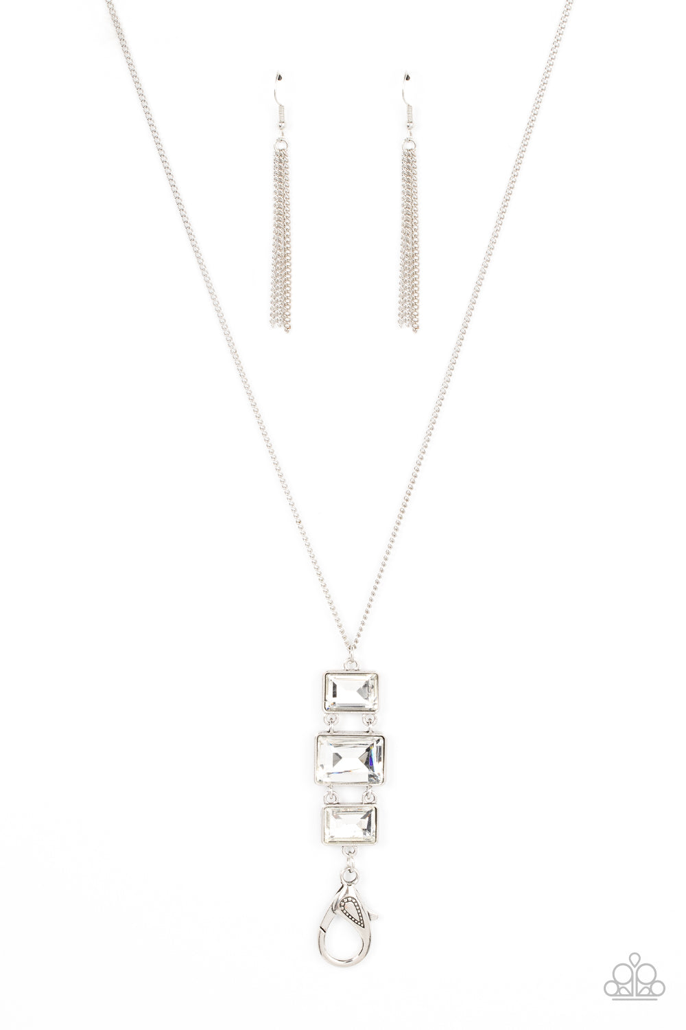 Uptown Totem – White | Paparazzi Necklace