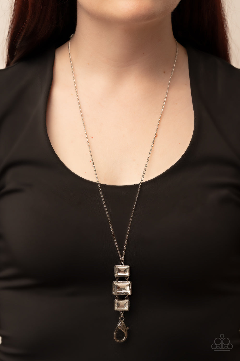 Uptown Totem – White | Paparazzi Necklace