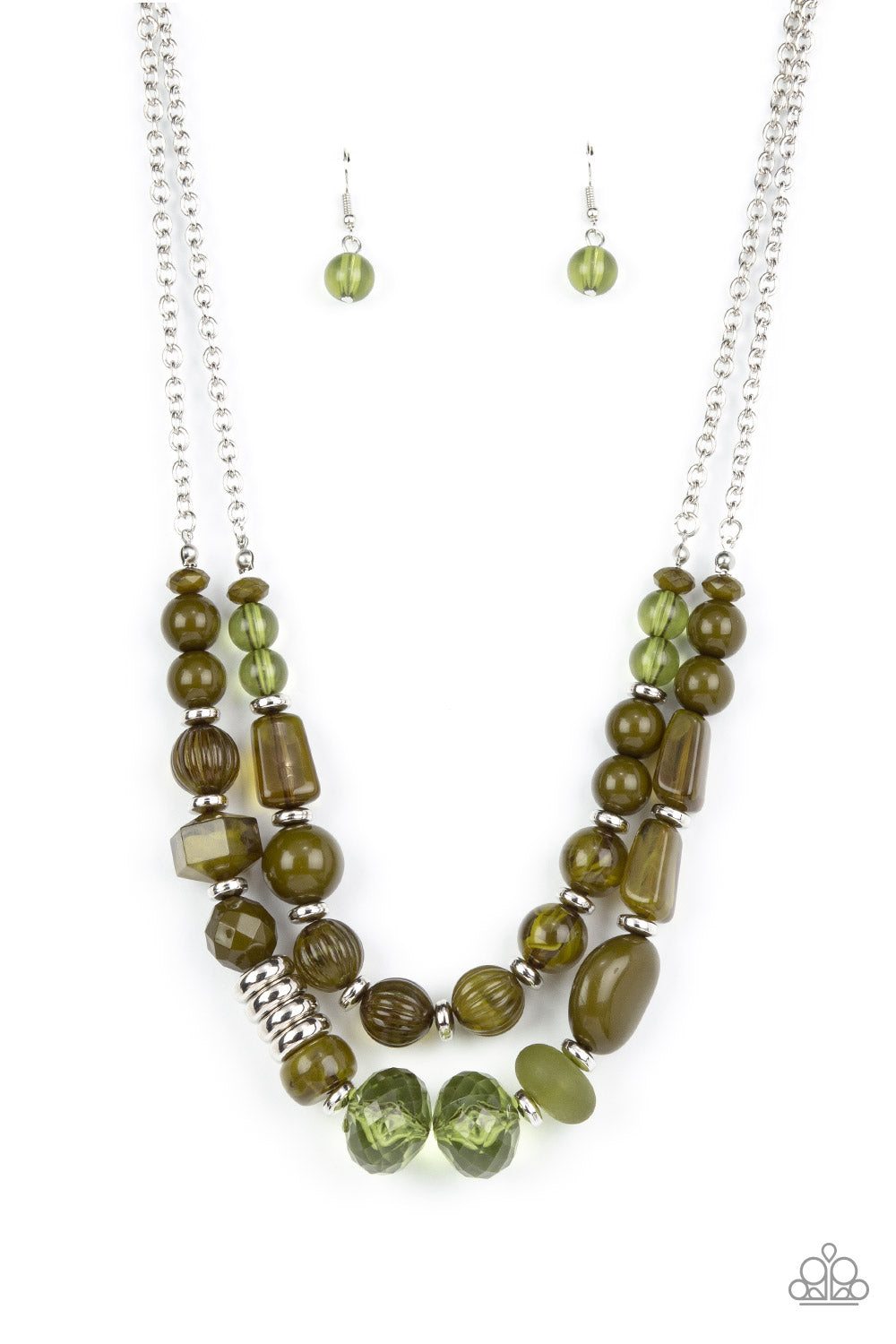 Pina Colada Paradise – Green | Paparazzi Necklace