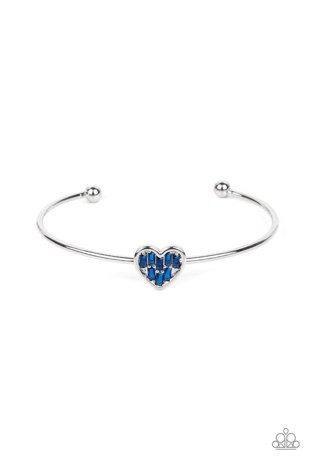 Heart of Ice Cuff – Blue | Paparazzi Bracelet