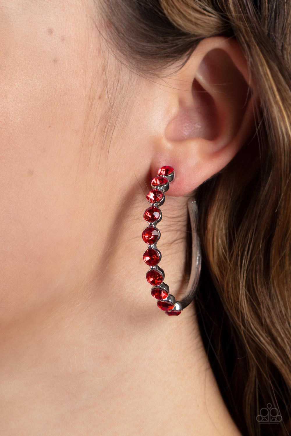 Photo Finish -Red – Red | Paparazzi Earrings