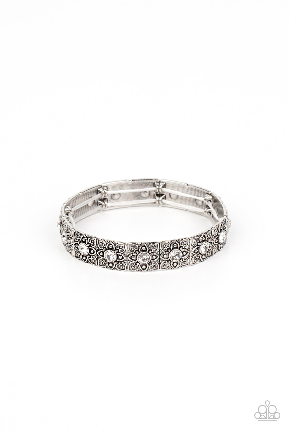 Venetian Valentine – White | Paparazzi Bracelet
