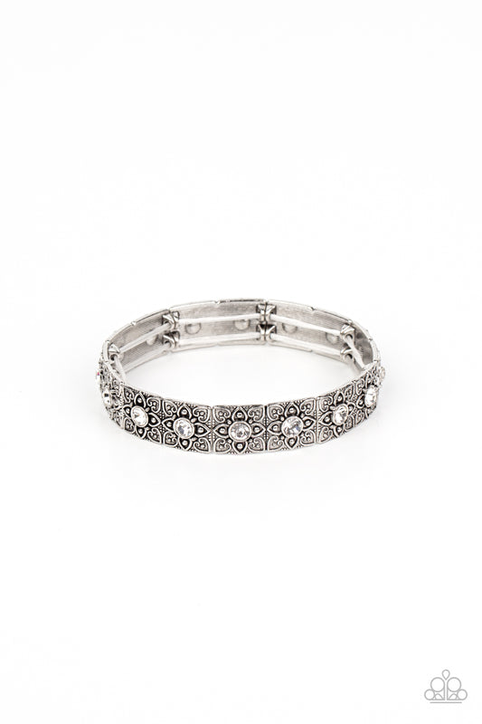 Venetian Valentine – White | Paparazzi Bracelet