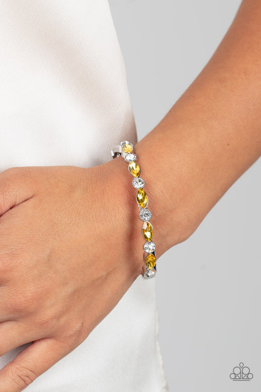 Petitely Powerhouse – Yellow | Paparazzi Bracelet