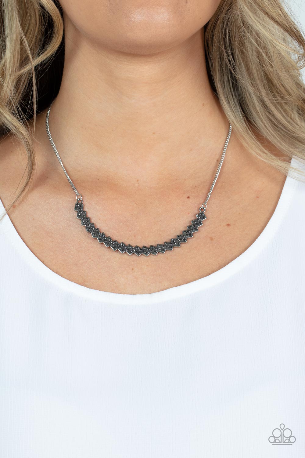 Dicey Demure – Silver | Paparazzi Necklace