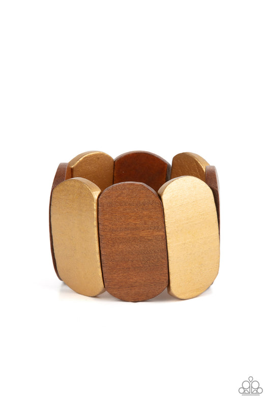 Natural Nirvana -Gold – Gold | Paparazzi Bracelet
