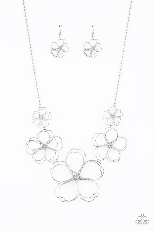 The Show Must GROW On – Silver | Paparazzi Necklace
