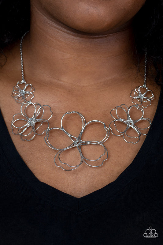 The Show Must GROW On – Silver | Paparazzi Necklace